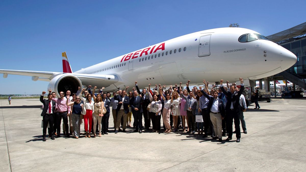 Iberia estrena el A350-900, el avión más silencioso del mercado
