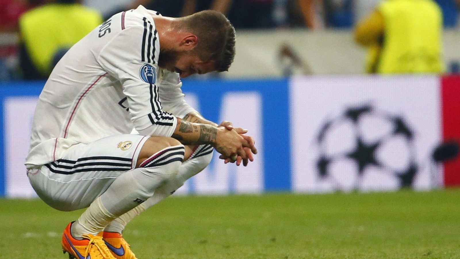Foto: Sergio Ramos, después de que el Real Madrid cayera eliminado ante la Juventus.