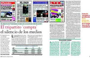 'El Punt', 'El Periódico', 'Avui' y 'El País', los periódicos más subvencionados por la Generalitat en 2008