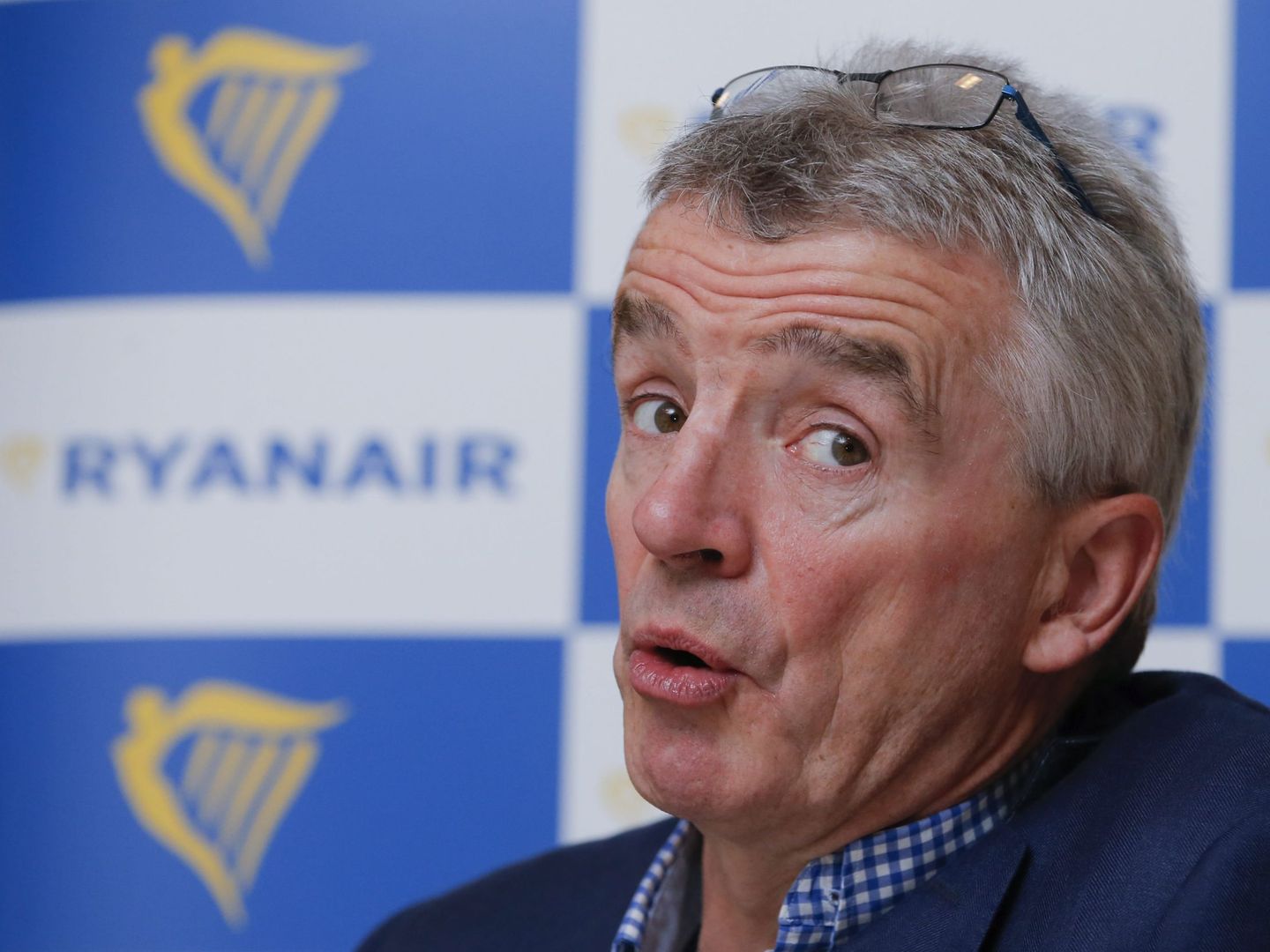 El presidente de Ryanair, Michael O'Leary. La suya ha sido la primera aerolínea en operar en el aeródromo. (EFE)