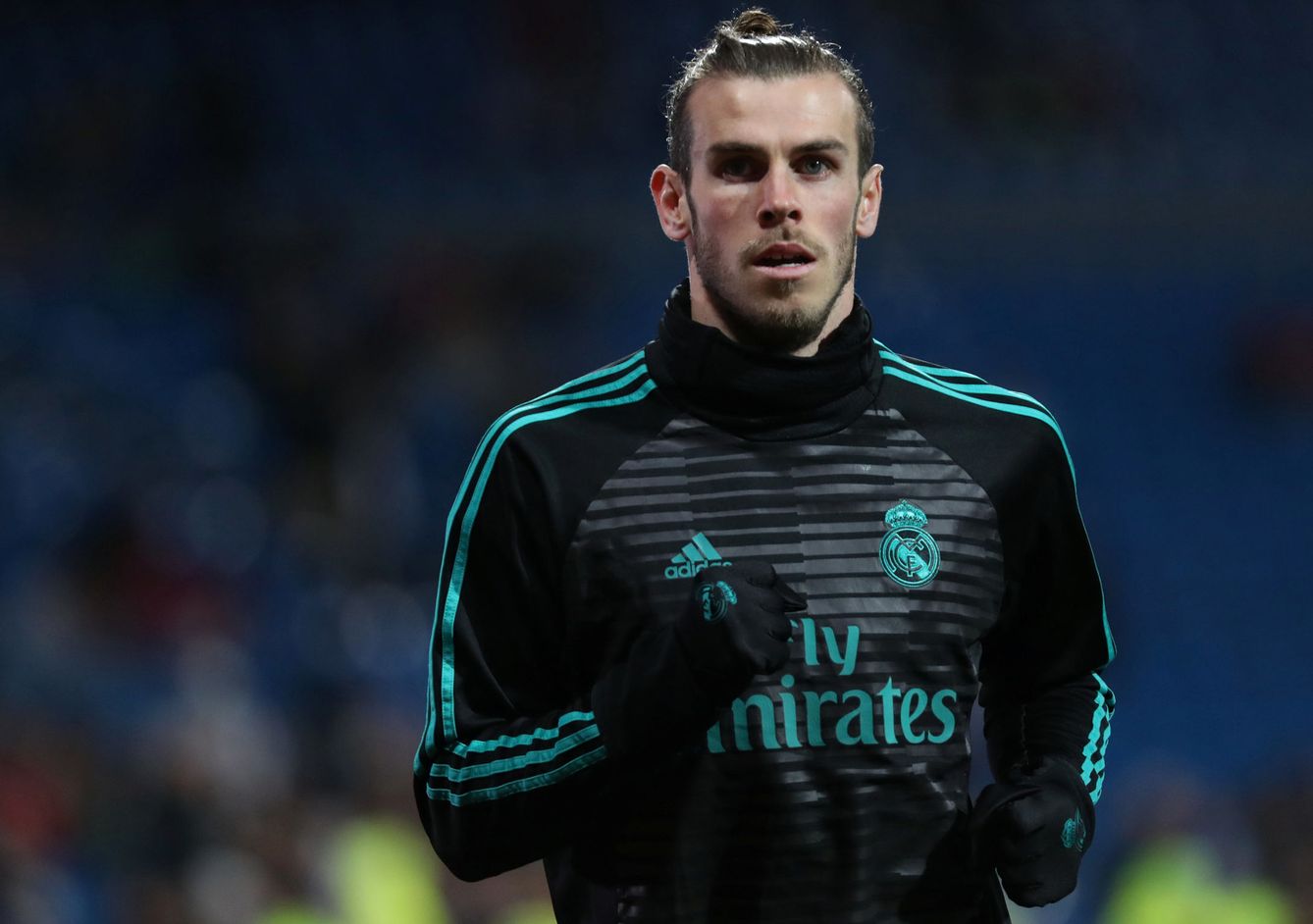 Gareth Bale, calentando. (Reuters) 