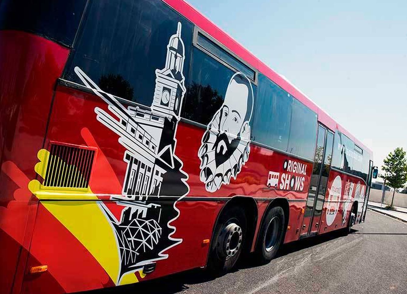 Autobús teatralizado de Cervantes