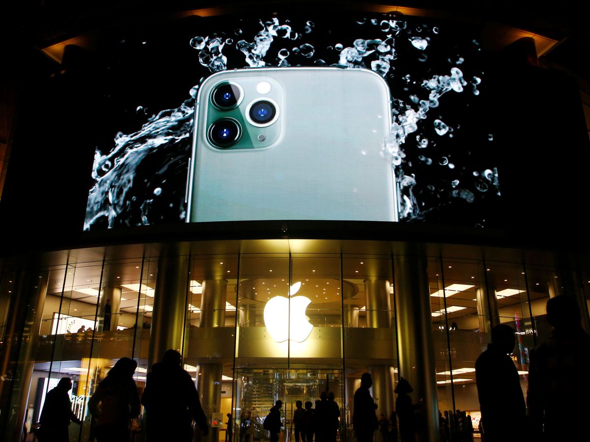 Foto: Fachada de una de las tiendas de Apple en Pekín, China. (Reuters)