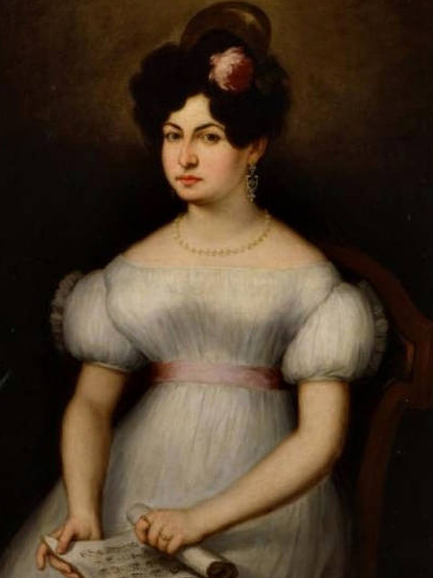 Retrato de Dolores Armijo. (José Gutiérrez de la Vega)