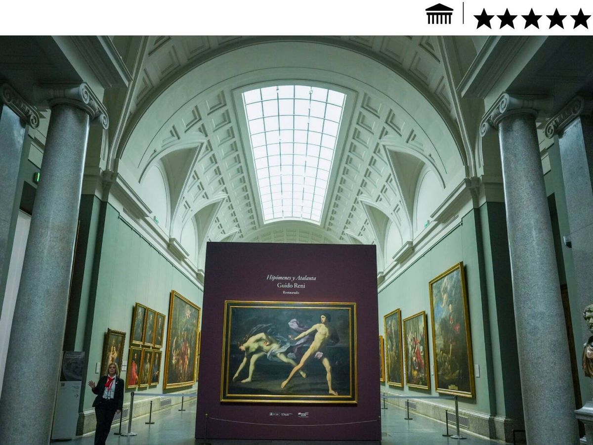 Foto: El Museo del Prado expone la espectacular restauración de 'Atalanta e Hipómenes', de Guido Reni.