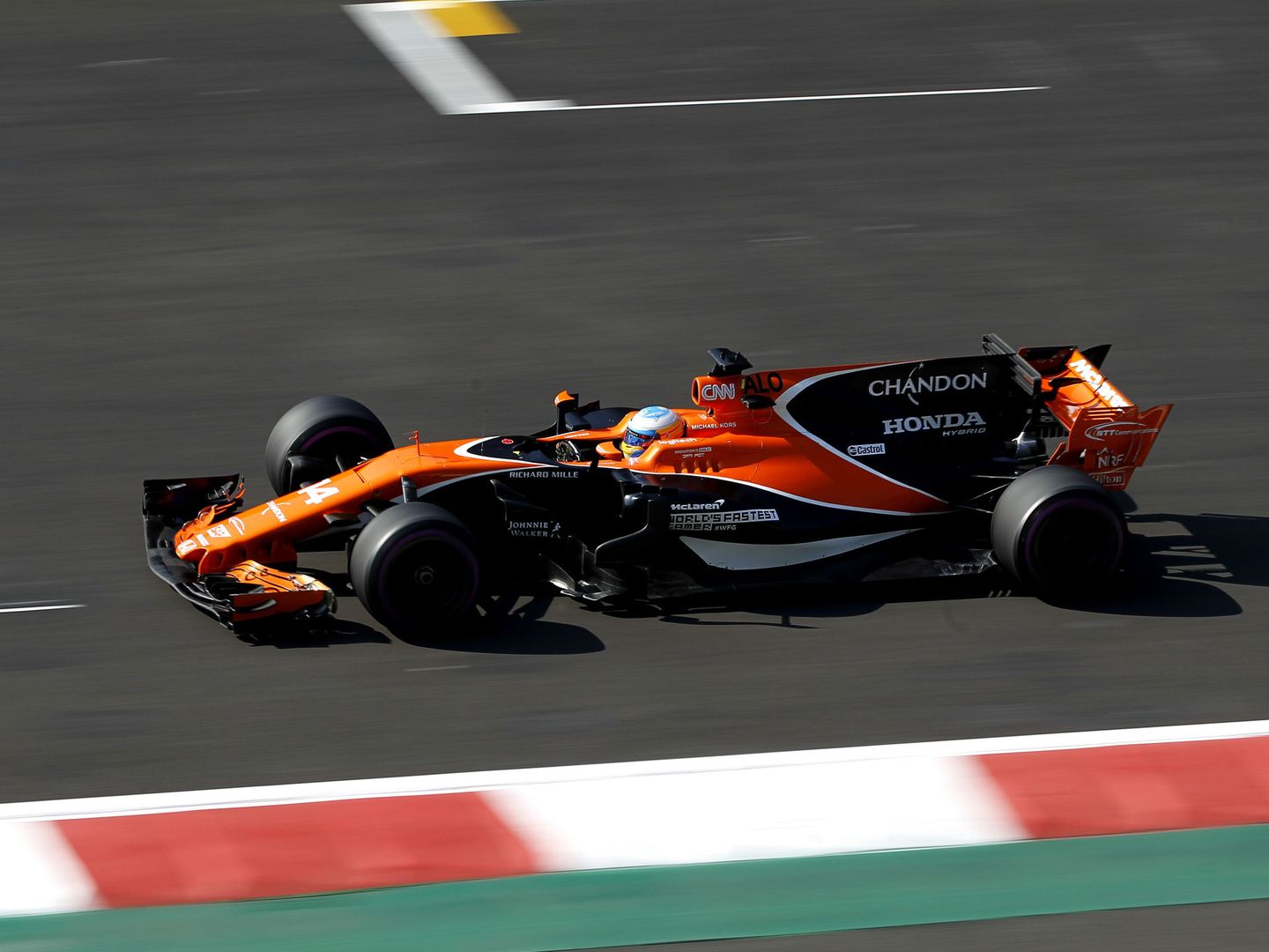 McLaren mostró su rechazo a la aleta de tiburón. (EFE)