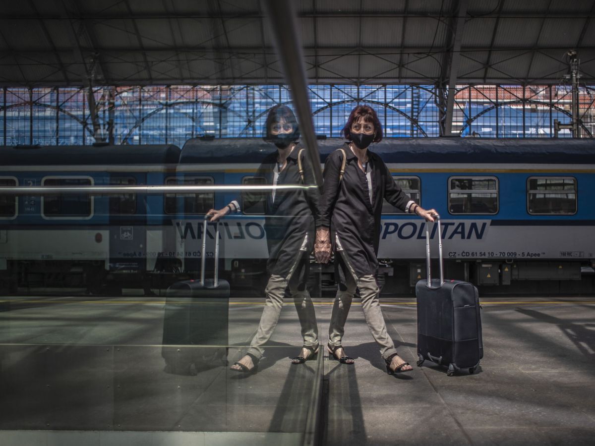 Foto: Estación de tren en Praga, República Checa. (EFE/Martin Divisek)