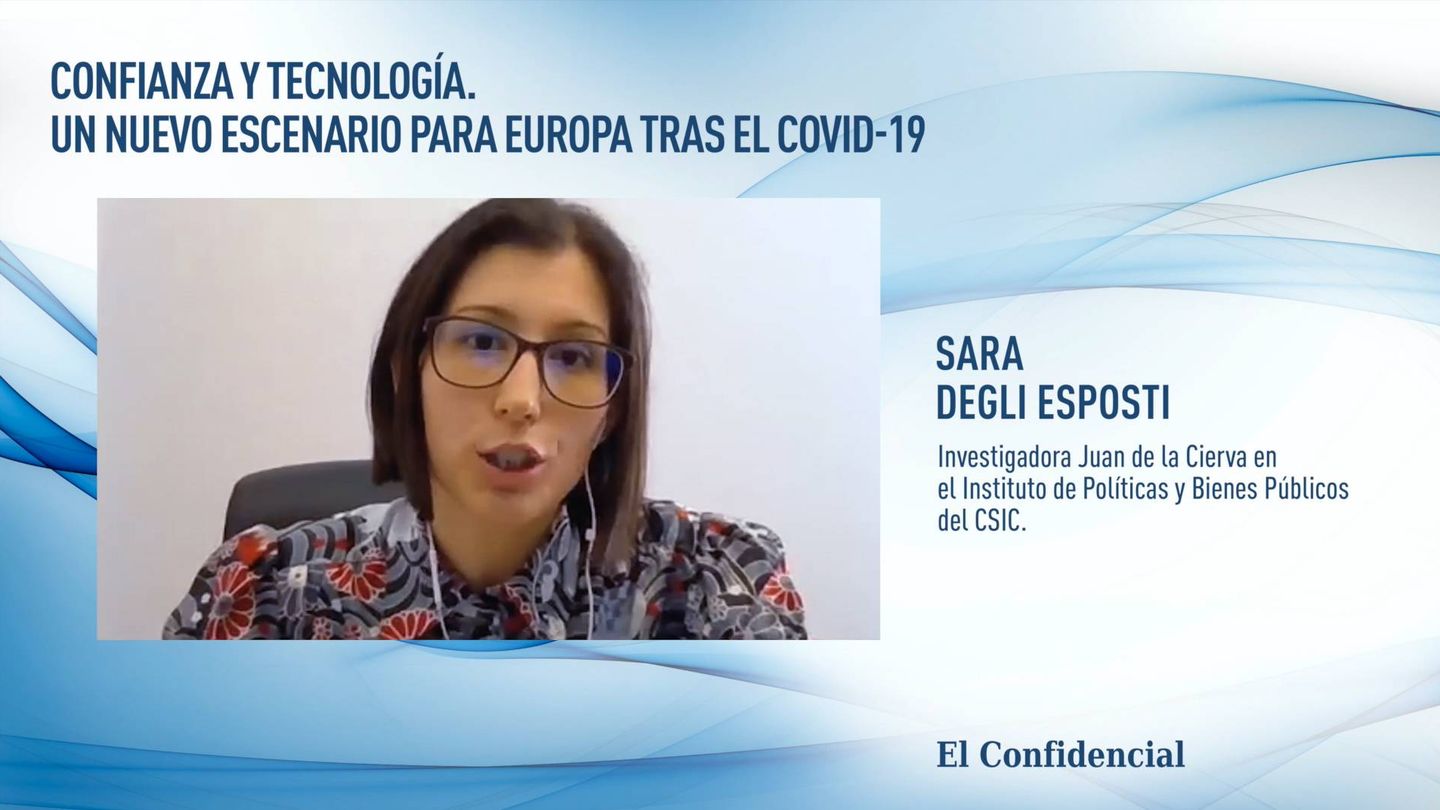 Sara Degli, investigadora Juan de la Cierva en el Instituto de Políticas y Bienes Públicos del CSIC.
