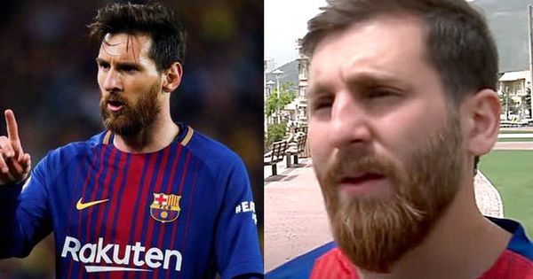 Foto: El parecido entre la estrella del Barça y el joven iraní es más que razonable