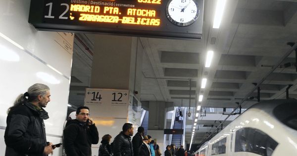 Foto: Línea de Alta Velocidad (AVE) en la conexión España-Francia. (EFE)