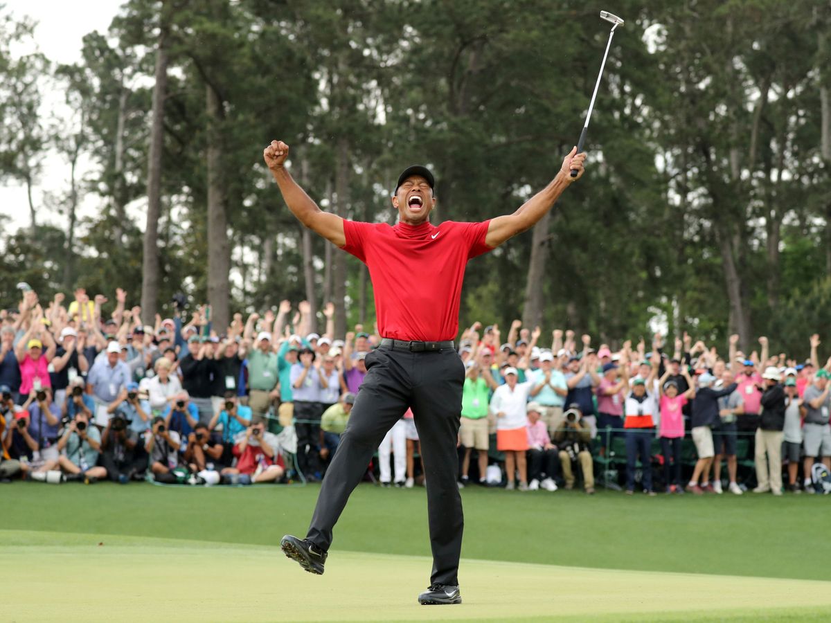 Foto: Tiger Woods en el Masters de Augusta en 2019. (Reuters)