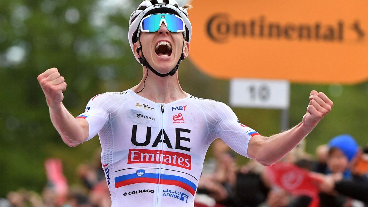 Pogačar domina el Giro de Italia y se exhibe con una remontada tras una dura caída