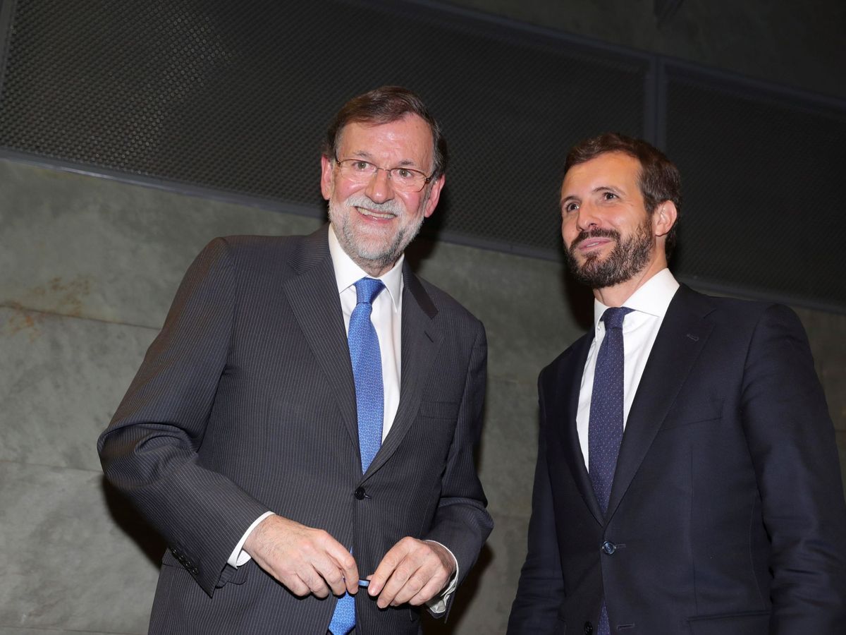 Foto: Mariano Rajoy y Pablo Casado. (EFE)