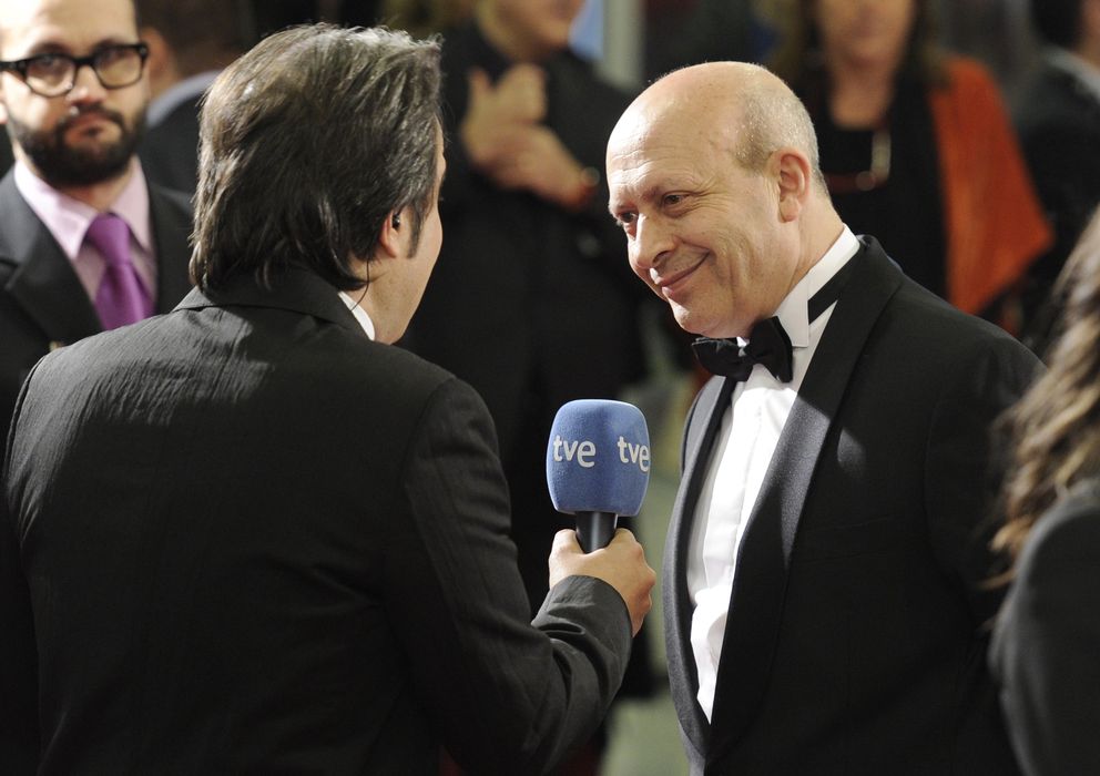 Foto: José Ignacio Wert, durante la gala de los premios Goya del 2013 (I.C.)