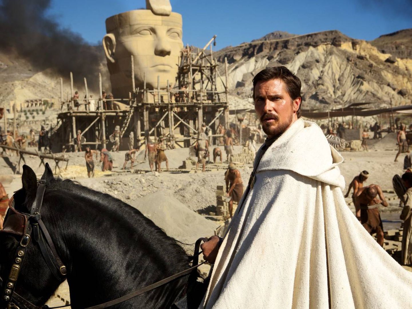 Christian Bale en 'Exodus', de Ridley Scott, rodada en Almería. (Fox)