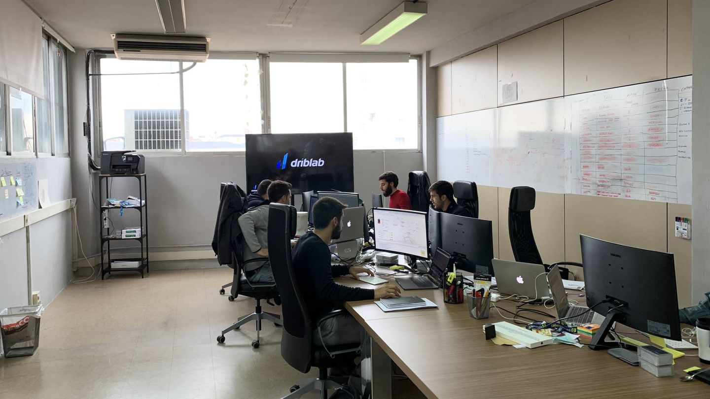Las oficinas de Driblab en Madrid, donde analiza Salvador Carmona.