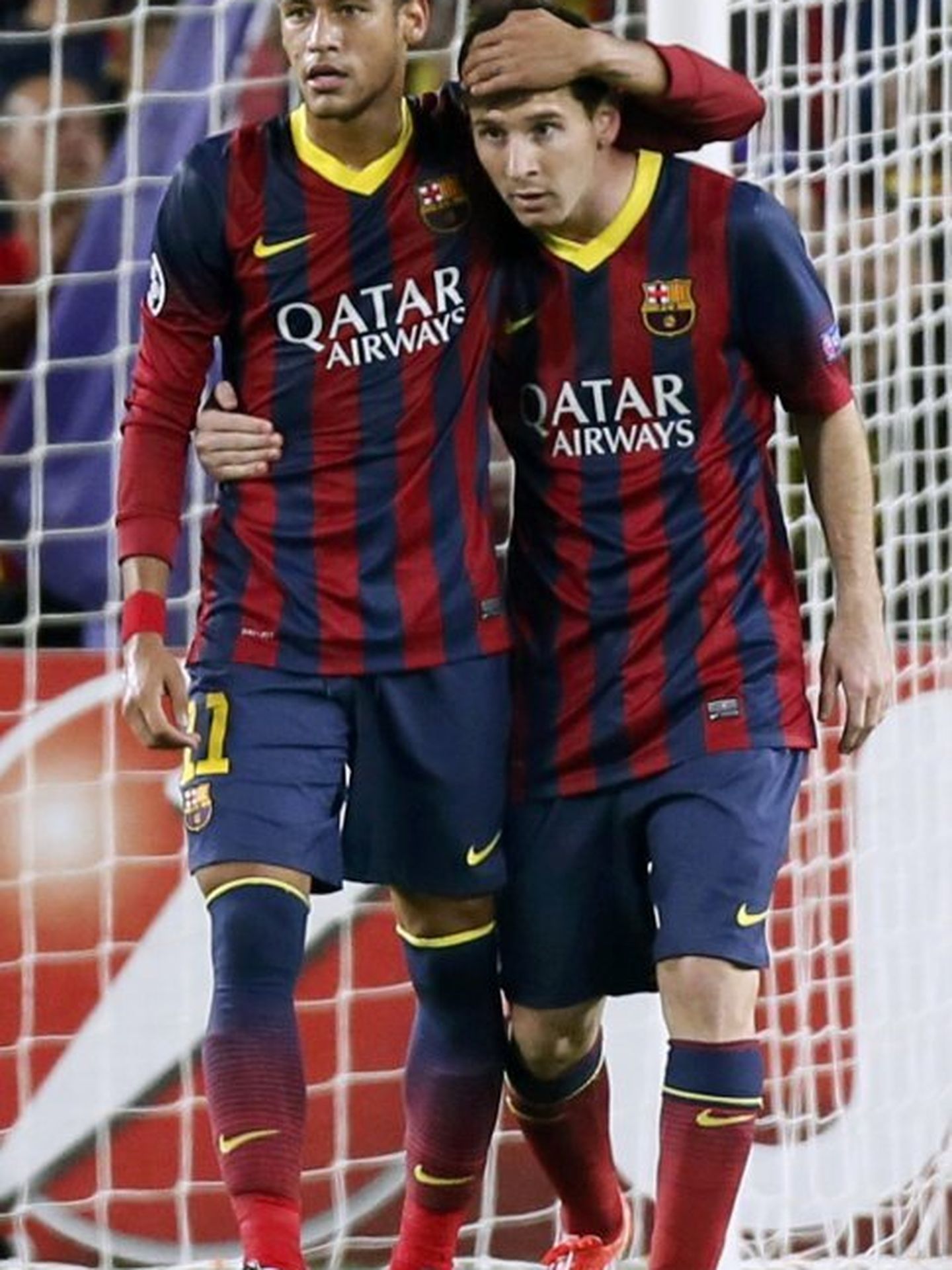 Messi y Neymar, los cracks del Barcelona