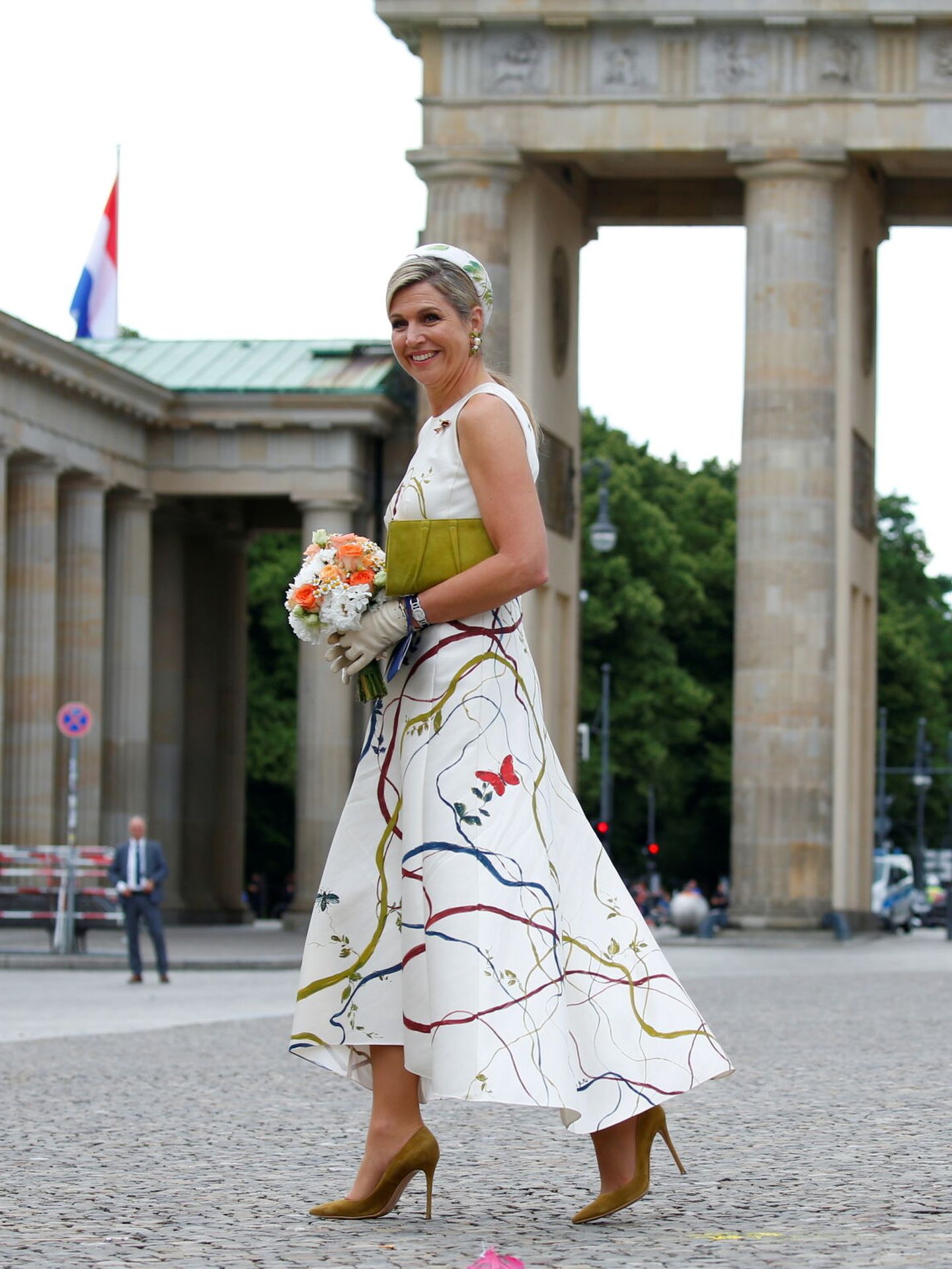 La reina Máxima, a su llegada a Berlín. (Reuters)