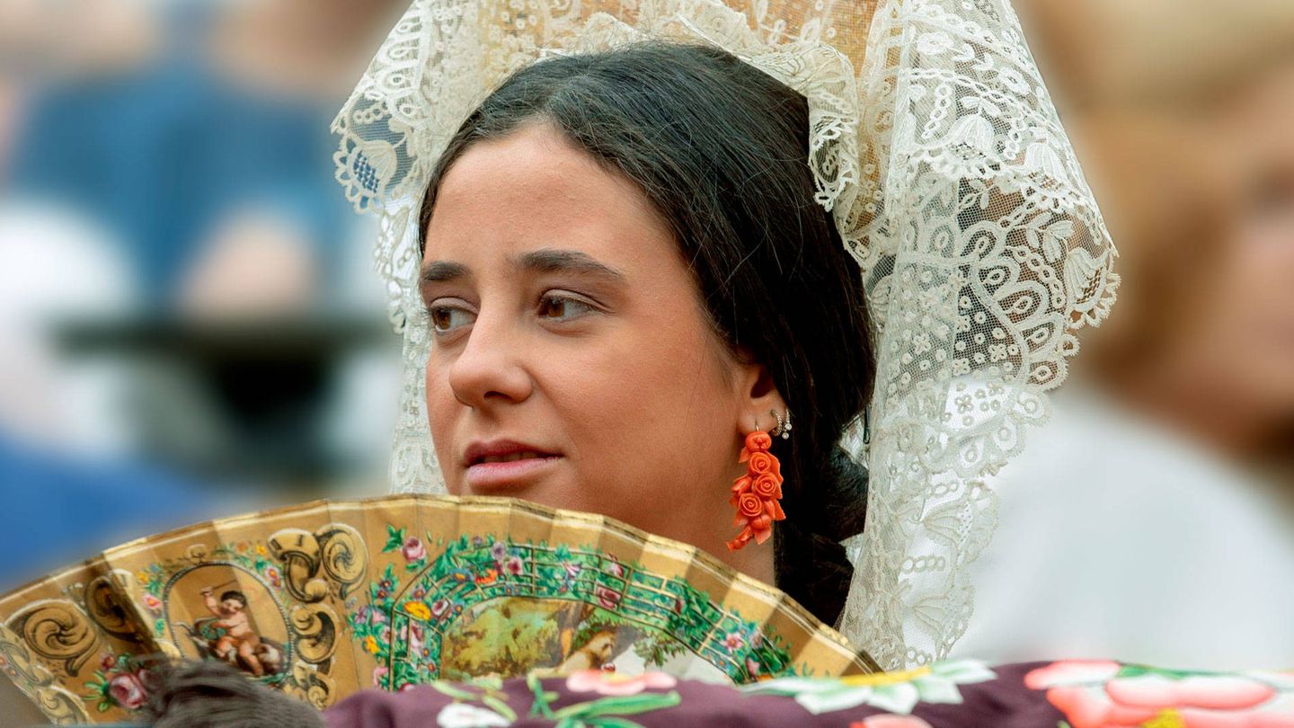 Victoria Federica, durante uno de los actos en Sevilla. (EFE)
