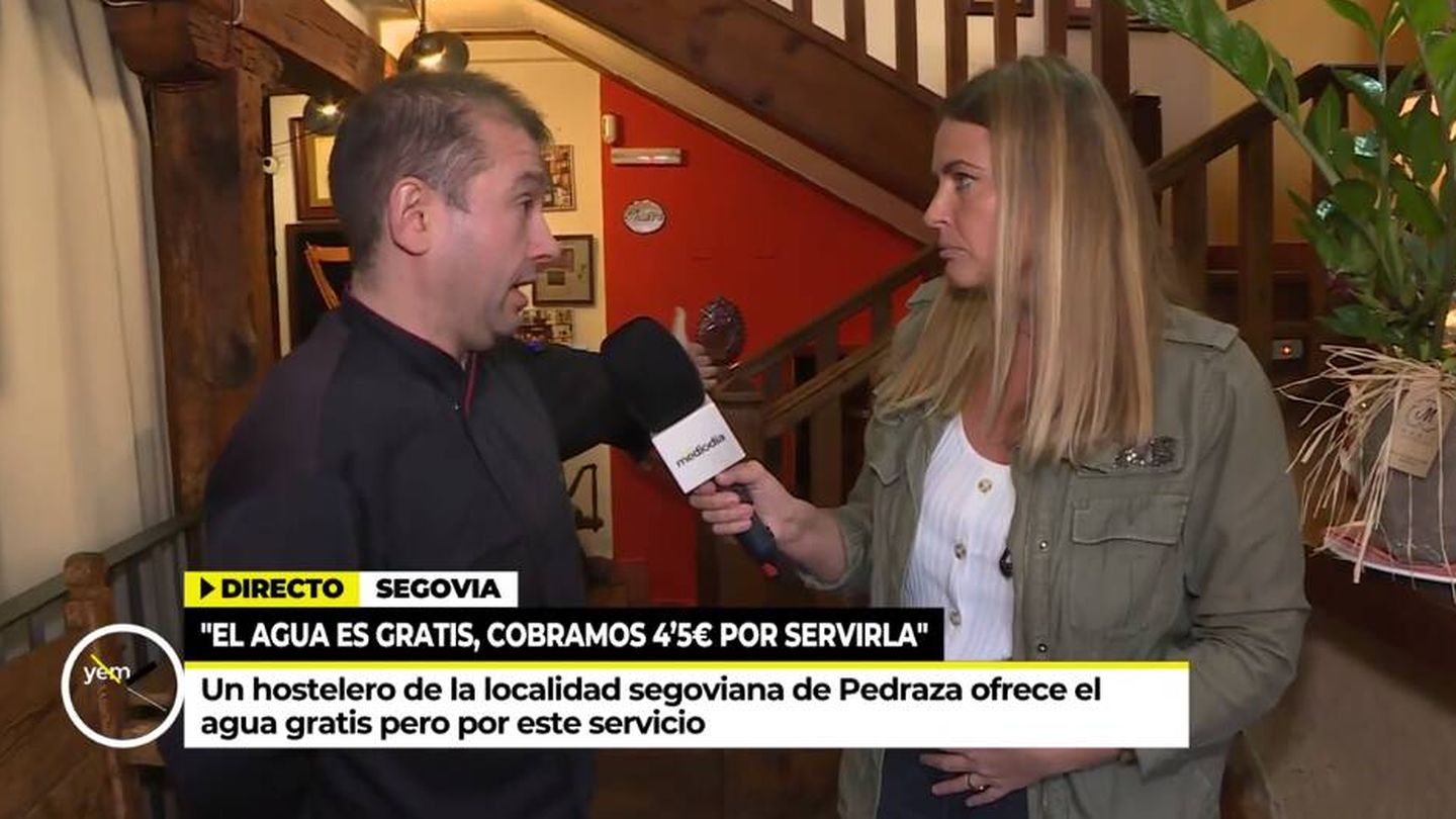El hostelero Sergio Blázquez en 'Ya es mediodía'. (Mediaset)