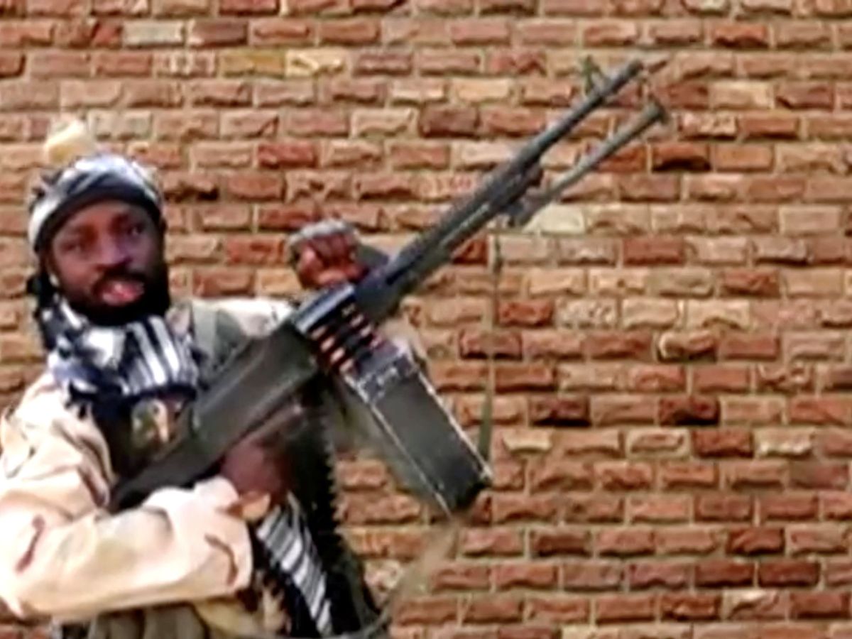 Foto: Captura de pantalla de un vídeo obtenido en 2018 de  Abubakar Shekau. (Reuters)