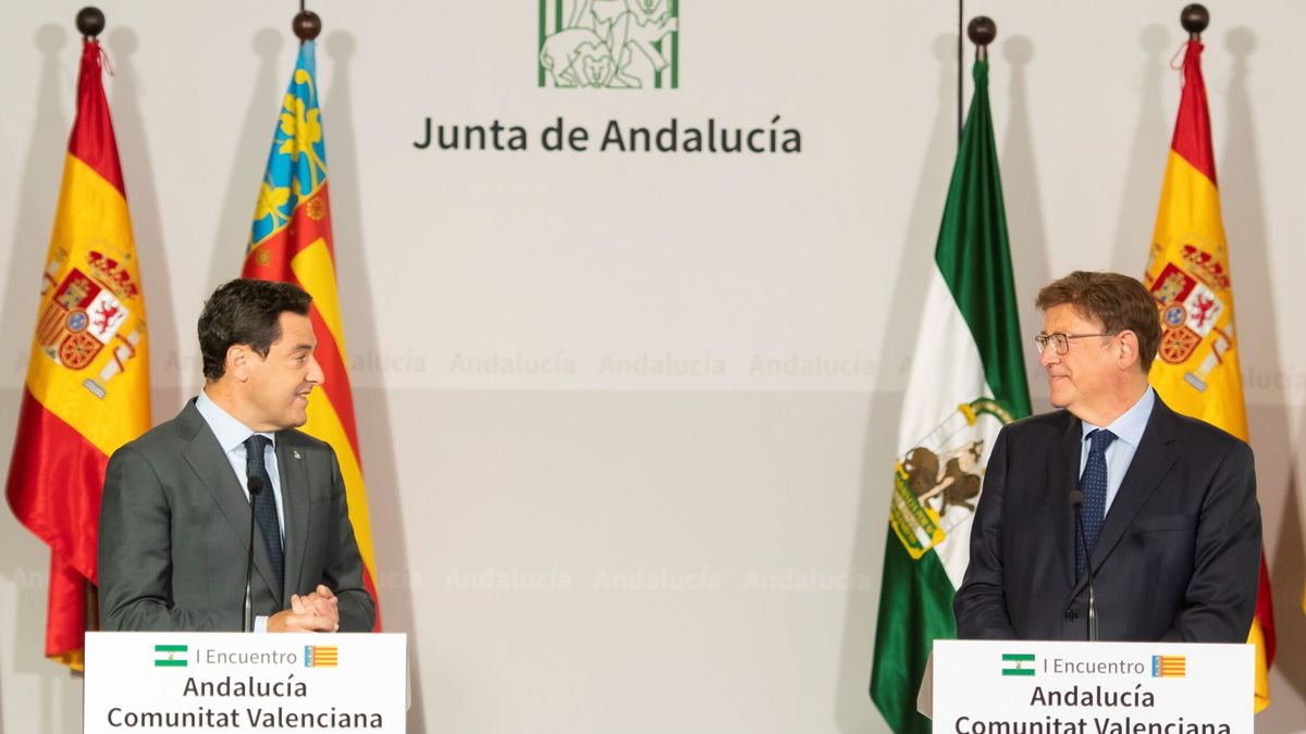 Andalucía y Valencia intentan devolver la financiación a la agenda sin molestar mucho a sus partidos