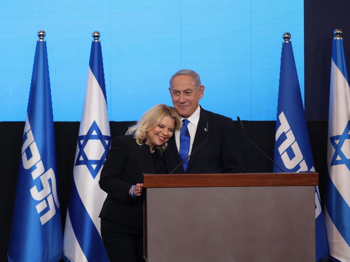 Foto: Sara y Benjamin Netanyahu, en una imagen de archivo. (EFE/Abir Sultan)
