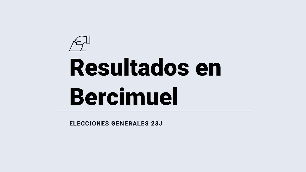 Bercimuel, resultados del 23J | Votos y escaños en las elecciones generales 2023: victoria de del PP