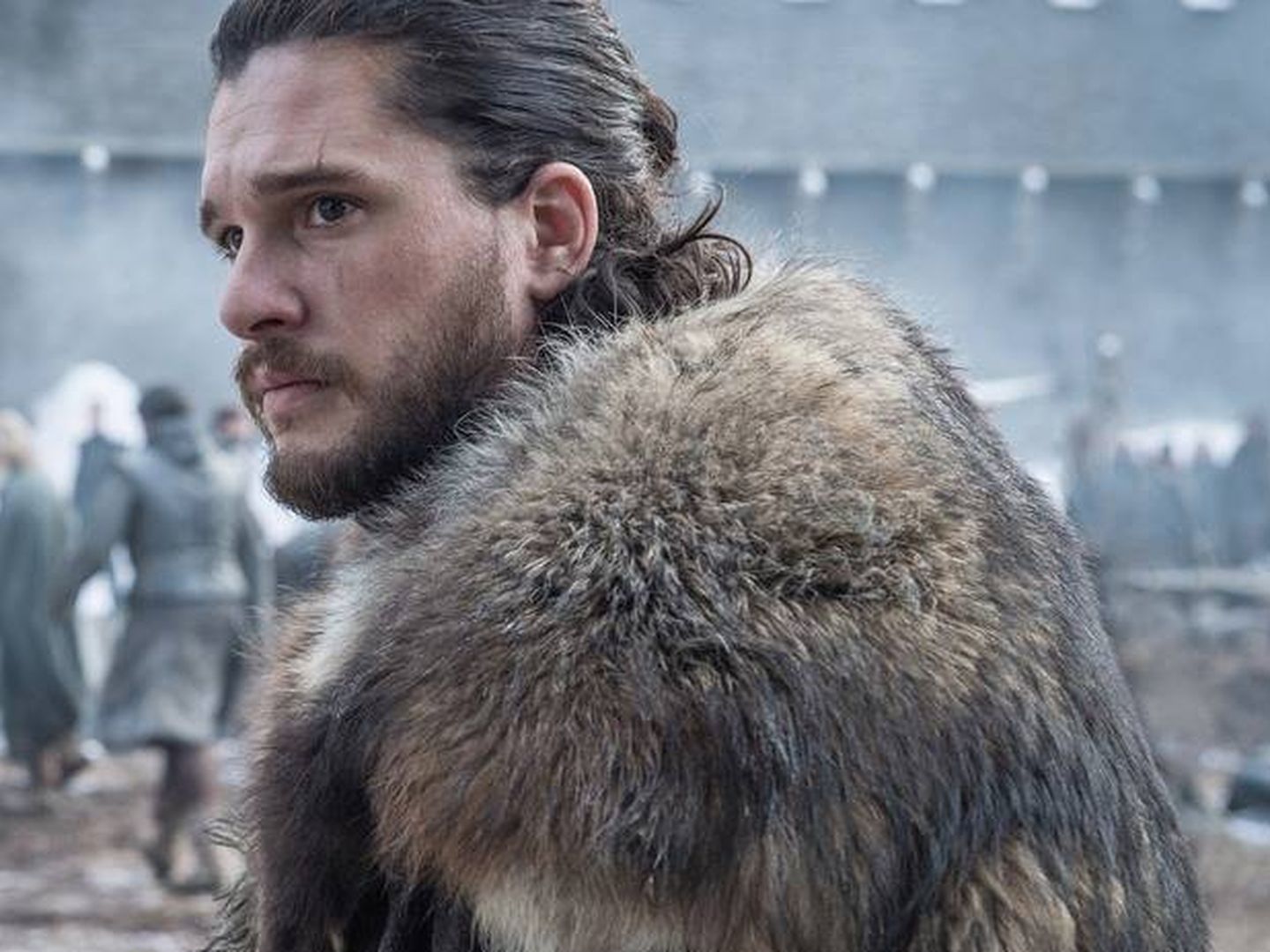 Jon Snow en una imagen del final de 'Juego de Tronos'. (HBO)