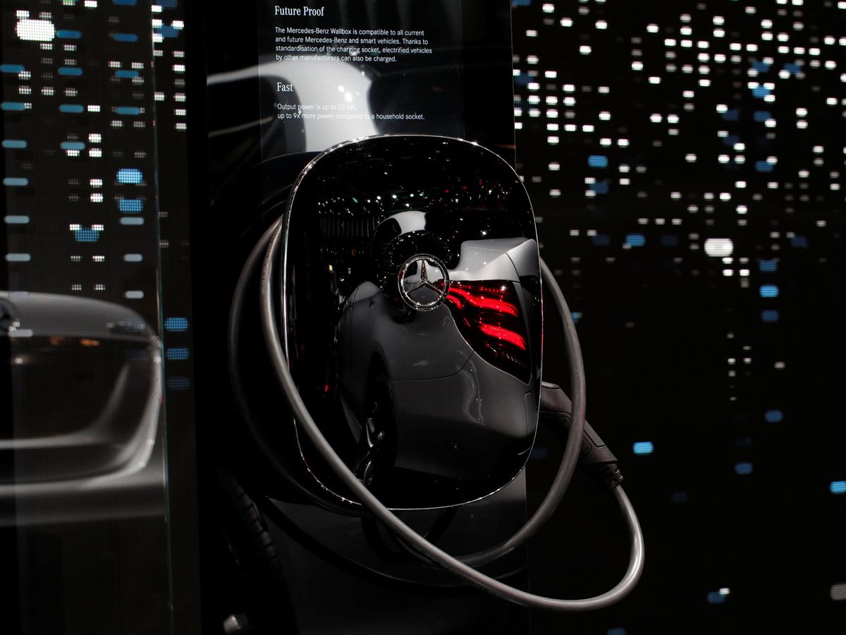 Foto: Cargador eléctrico de Wallbox para Mercedes-Benz. (EFE)