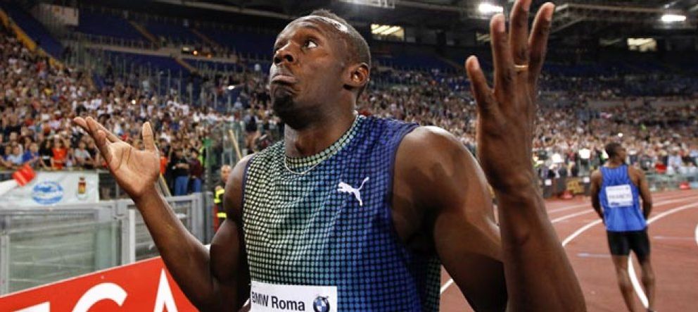 Foto: Bolt pierde en la pista ante Gatlin, pero gana en la banca al embolsarse 230.000 euros