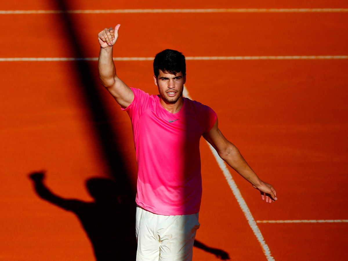 Foto: Alcaraz logra el torneo ATP 250. (Reuters/Matias Baglietto)
