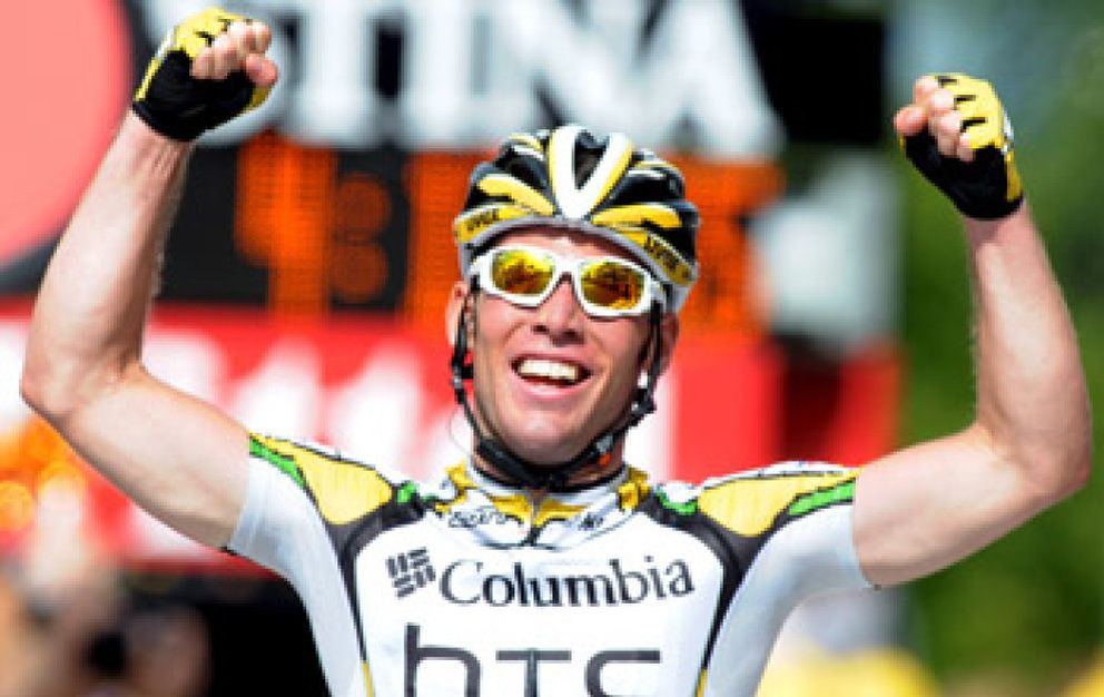 Foto: Mark Cavendish suma al sprint su quinto triunfo de etapa