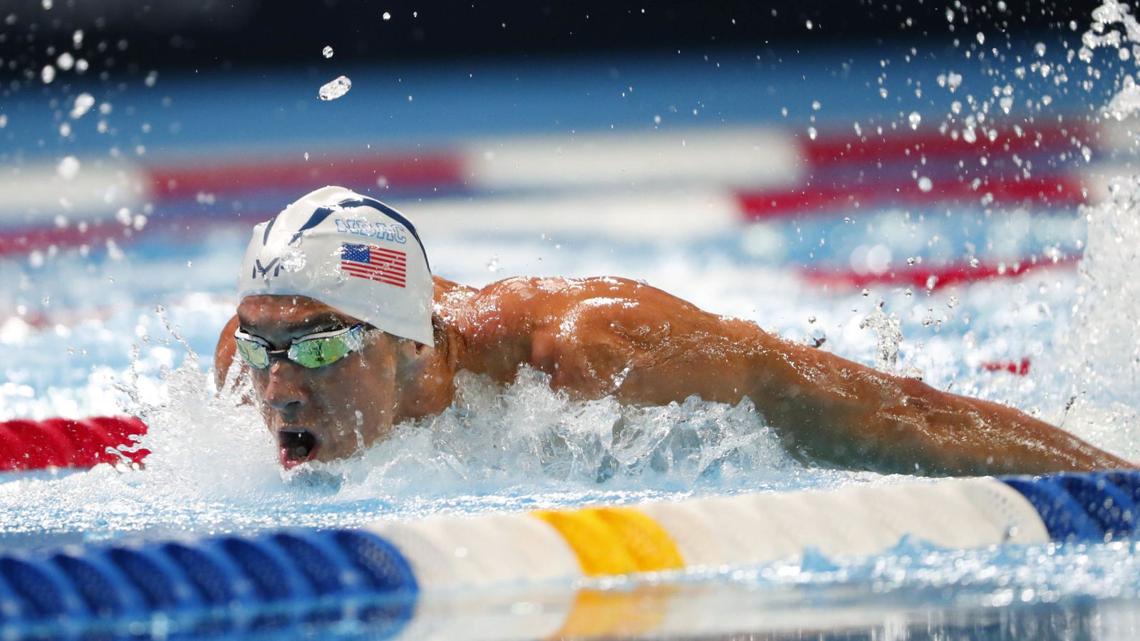 Foto: Phelps ha ganado 22 medallas olímpicas (Erich Schlegel/USA TODAY Sports)