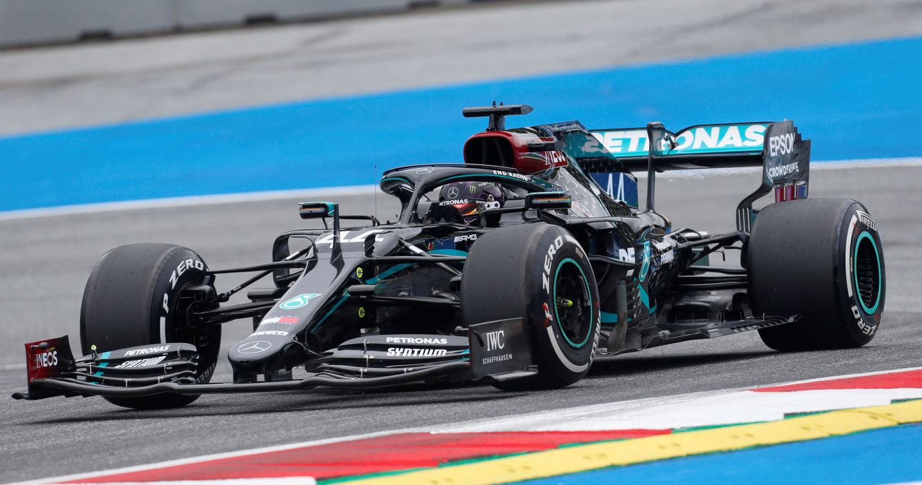 Así luce el nuevo Mercedes de Hamilton. (Reuters)