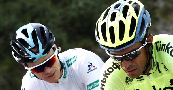Foto: Froome junto a Contador en la pasada Vuelta. (EFE)