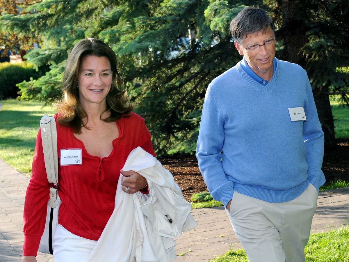 Foto: Fotografía de archivo de Bill y Melinda Gates. (EFE)