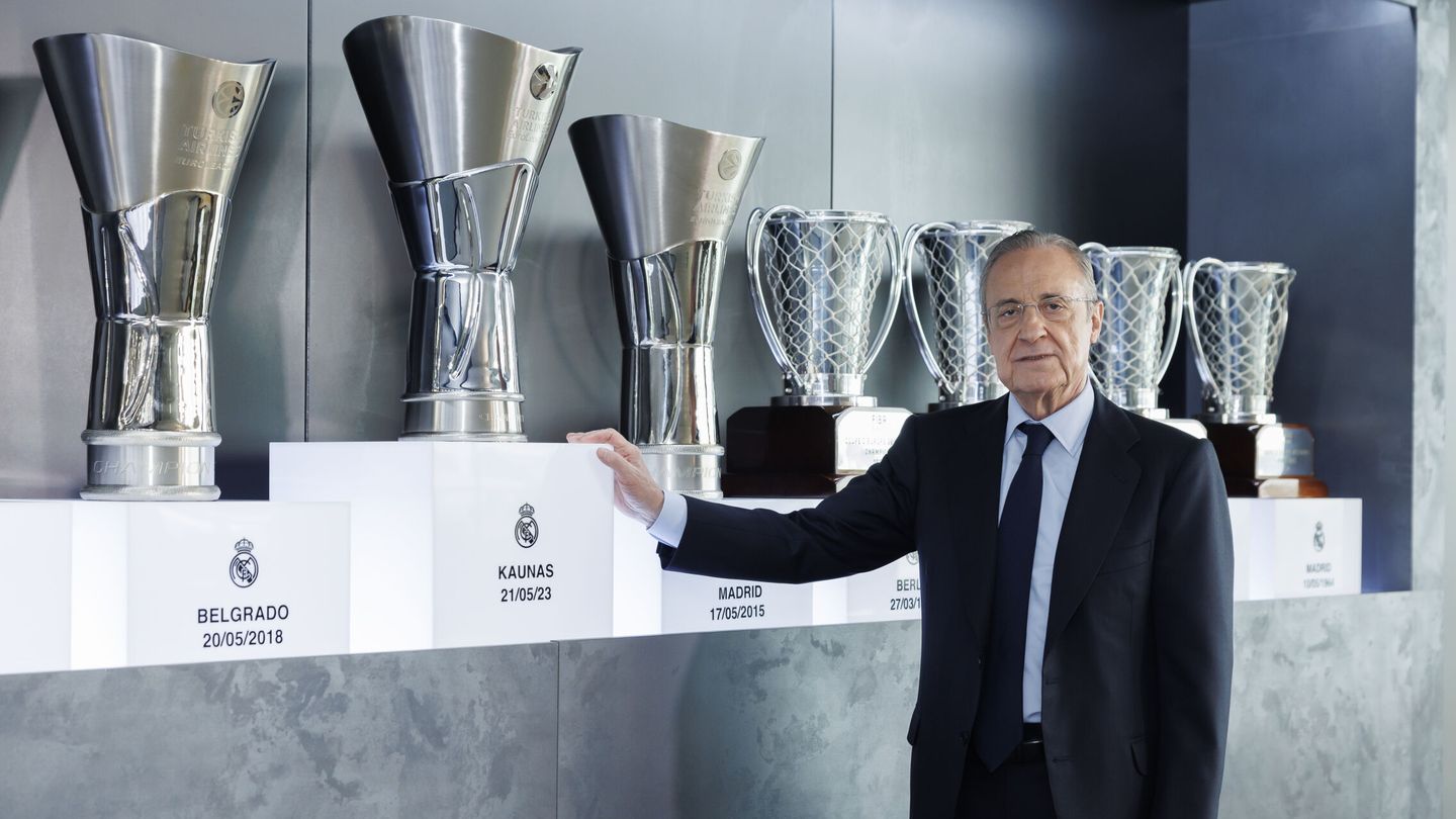 Florentino Pérez, presidente del Real Madrid. (EFE/Rodrigo Jiménez)