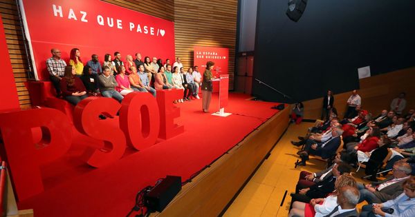 Foto: Mitin del PSOE. (EFE)