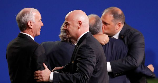 Foto: El presidente de la FIFA, durante el 68º Congreso | Reuters