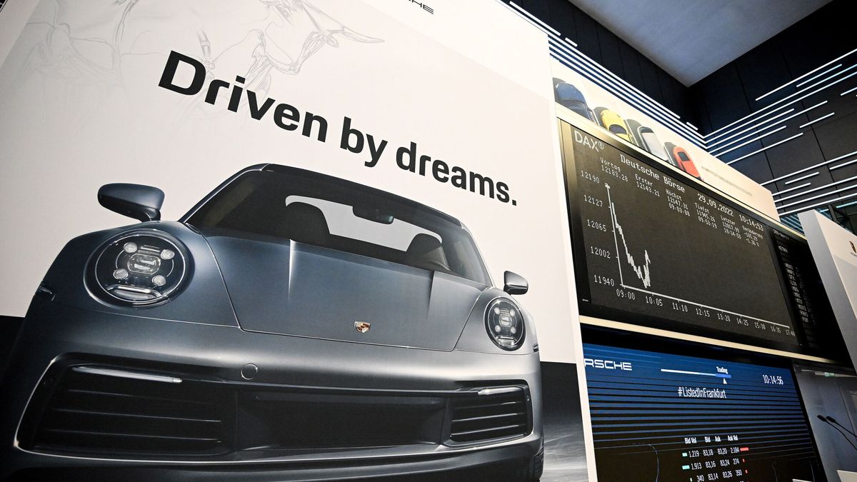Porsche debuta con ganancias residuales en una sesión aciaga para los mercados 