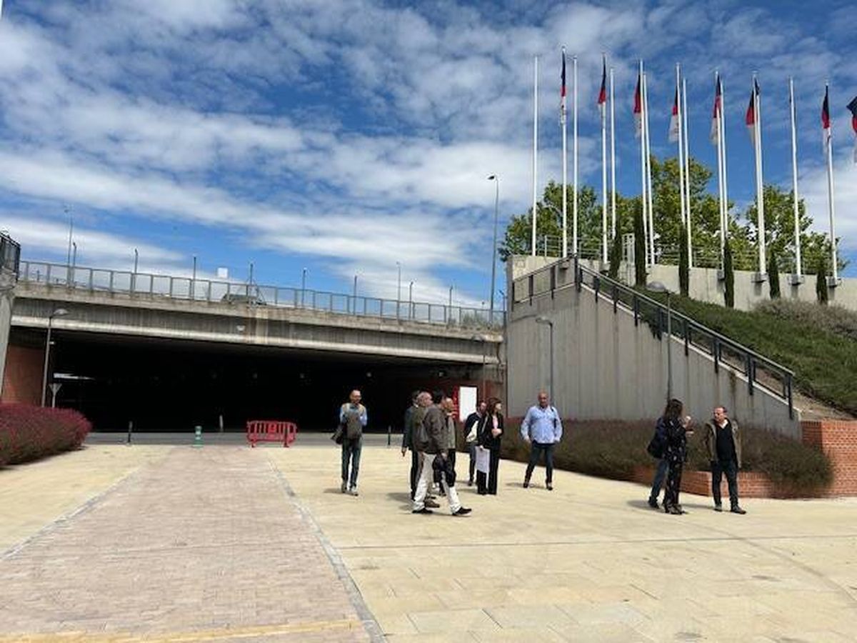 Foto: Uno de los dos túneles del circuito de IFEMA para la Formula 1. (Javier Rubio)