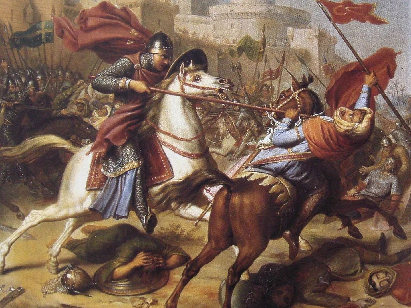 Roberto de Normandía en el asedio a Antioquía durante la I Cruzada, de Jean-Joseph Dassy (CC)