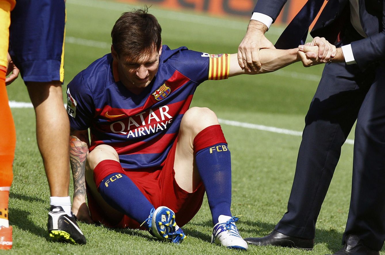 Leo Messi se lesionó en la sexta jornada de Liga, en el partido entre el FC Barcelona y la UD Las Palmas. (EFE)