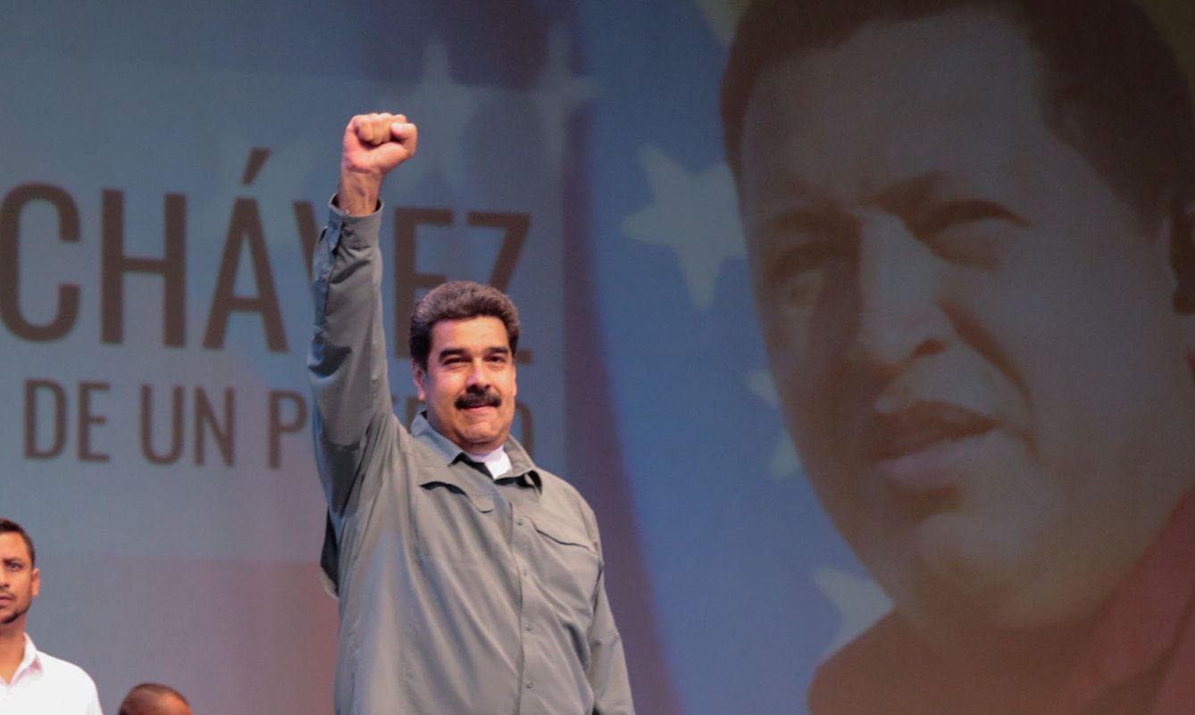 Nicolás Maduro, en un acto del Gobierno venezolano. (EFE)