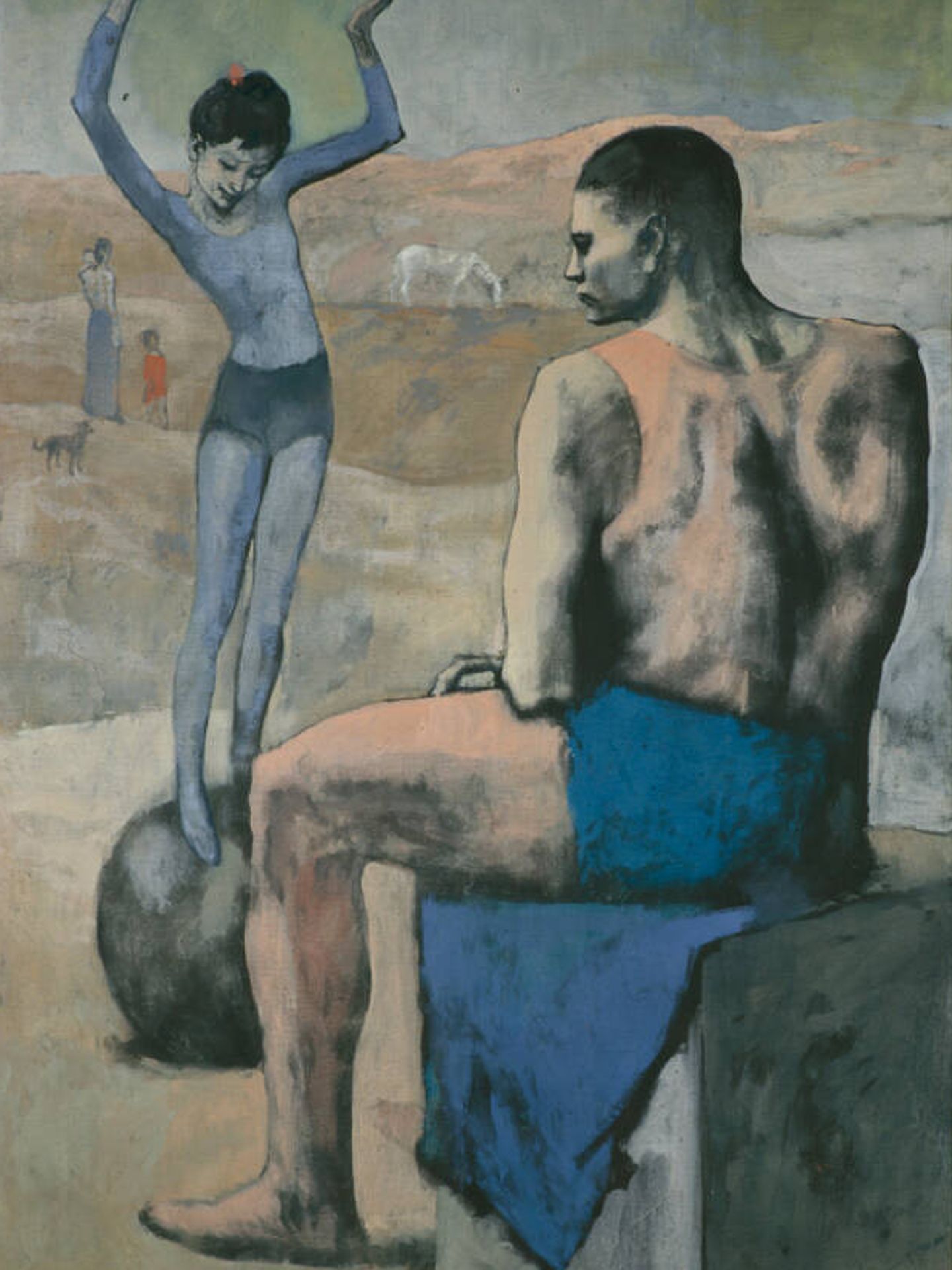 'La acróbata de la bola', Pablo Picasso, 1905. Museo Pushkin.