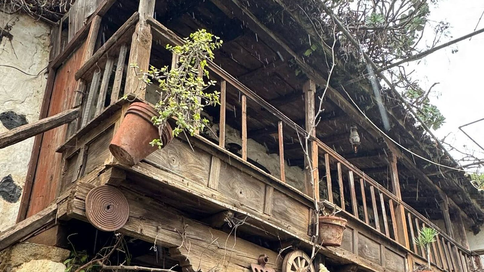 Tres jóvenes reforman la casa canaria de sus abuelos tras 25 años abandonada: así la están transformando