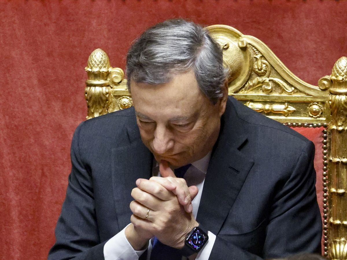 Foto: El todavía primer ministro de Italia, Mario Draghi. (EFE/Fabio Frustaci)