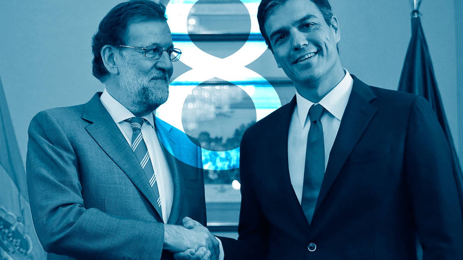 Foto: Mariano Rajoy y Pedro Sánchez, durante su última reunión, el pasado 13 de julio en el Congreso. (EFE / Fotomontaje EC)