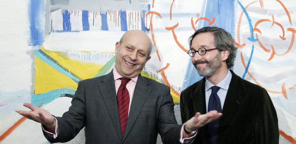 El ministro de Educación, José Ignacio Wert, y el secretario de Estado de Cultura, Lassalle.